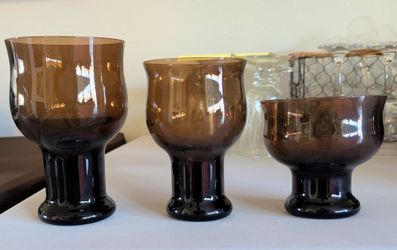 Vintage Glassware / Lenox Crystal Glasses / Set of 12