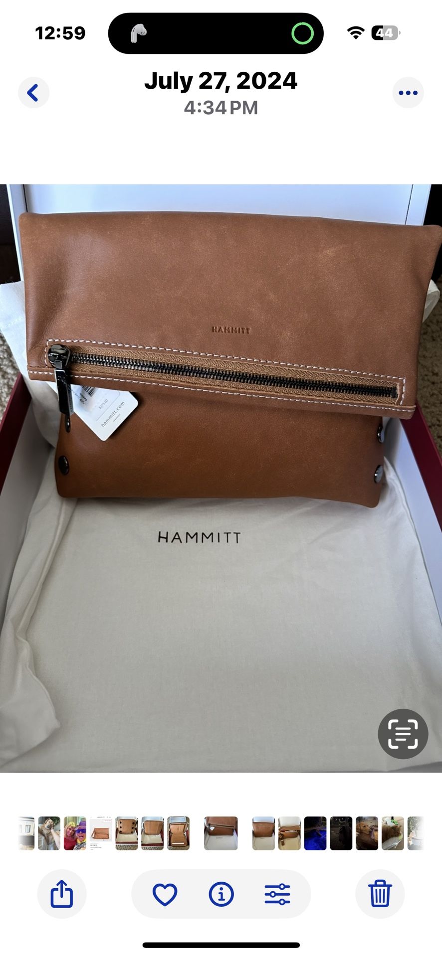 Hammitt Bag - Leather Crossbody Clutch