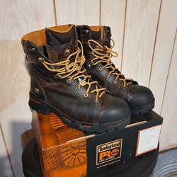 SIZE 10 W Timberland Pro Electrician Grade Boots 