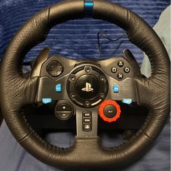 Logitech G29 Force Feedback Steering Wheel + Pedals + Stick