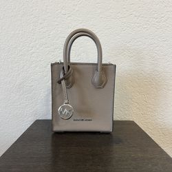 Small Grey Michael Kors Crossbody Purse