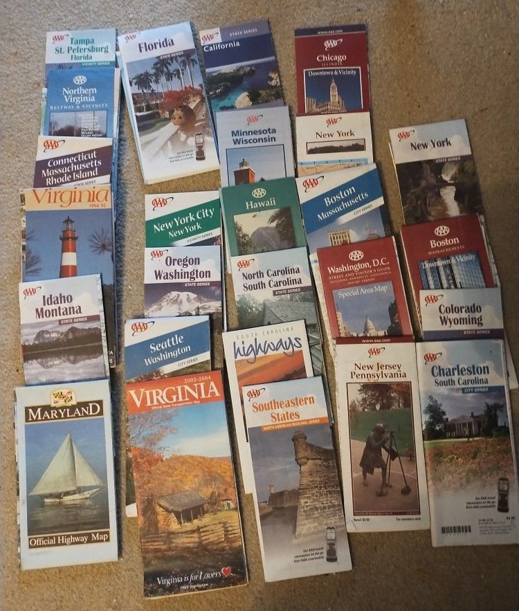 US State maps (25) for $3 each