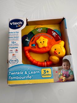 NEW VTech Twinkle & Learn Tambourine – Unopened
