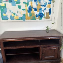 Tv Stand Or Stand With Storage. Real Wood. Good Condition.
