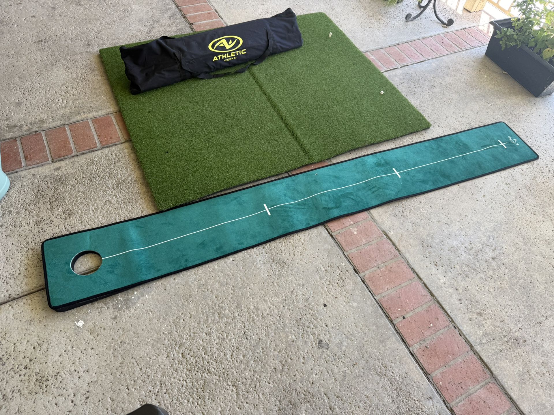 Golf Practice Mat And Net