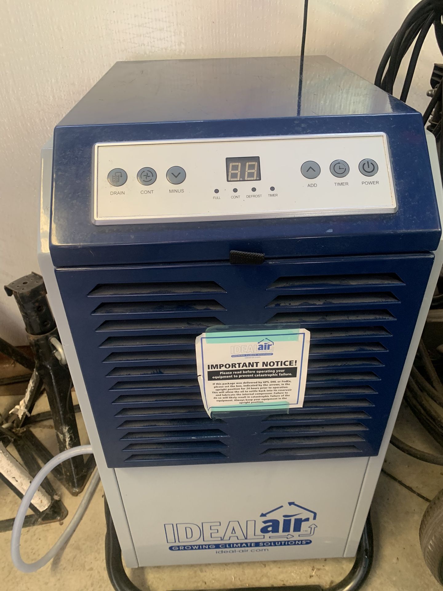 IDEAL-Air 80 Pint Dehumidifier β LIKE NEW