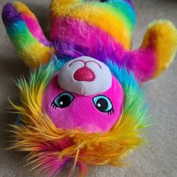 Build a Bear plush Lion Rainbow Color Craze, 18" stuffed animal 
