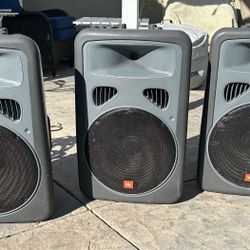 Powered JBL Speakers $100 Ea Or $250 For All Three 