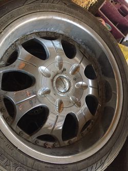 Set of rims and tires 22
