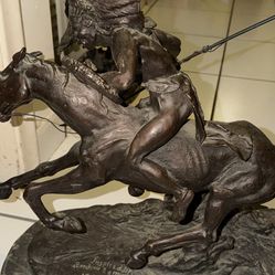 Frederic Remington Bronze Statue