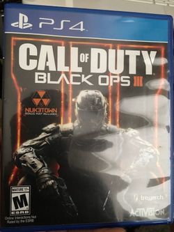 *Like New* Black Ops III for PS4