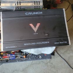 2100 Watts Crunch Amplifier 