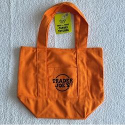 Three Orange Trader Joe Halloween Bags