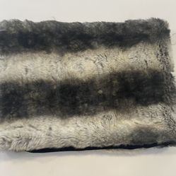 Faux Fur Snood Scarf Women One Size