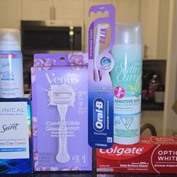 Brand New Hygiene Bundle – Secret, Colgate, Gillette, Oral-B