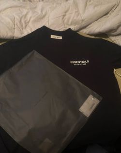 fear Of God Essentials Classic Short Sleeve Tee Black Size S