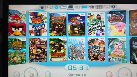 Wii with 5000 Retro Games