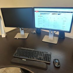 Dell Computer + Keyboard + Screens