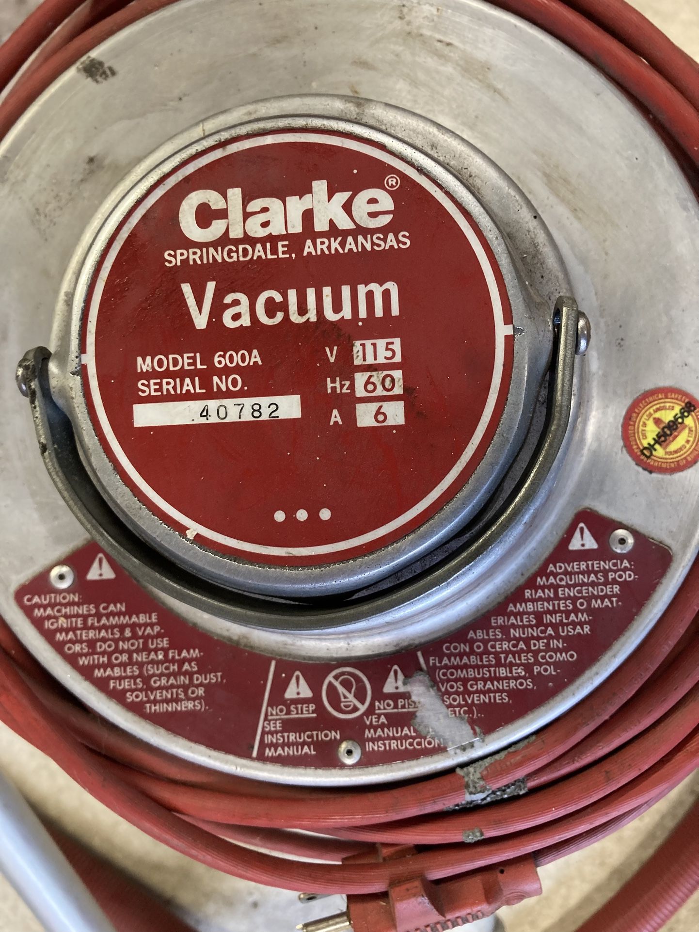 Clarke Canister Vacuum