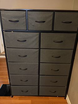 13 Drawers Fabric Dresser