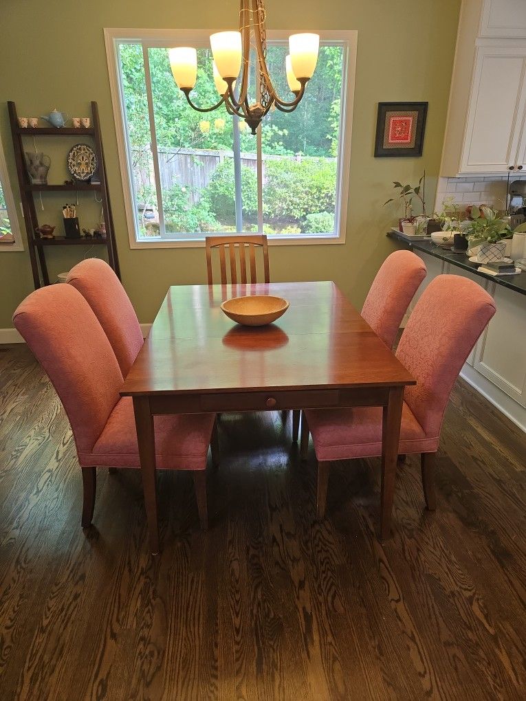 Ethan Allen Cherry Shaker Style Dining Set