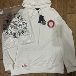 White Chrome Hoodie