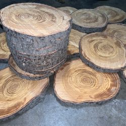 Wood party slices