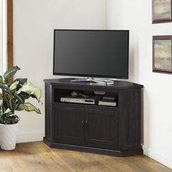 🔥Martin Svensson Home Rustic Corner TV Stand for TVs up to 55", Espresso