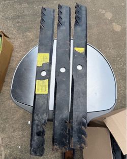 Brand new mower blades