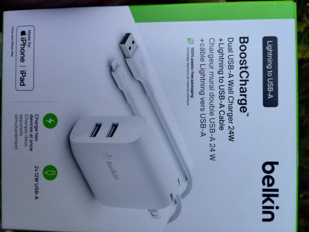 Belkin I Phone Charger With Cable 