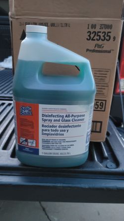 UP FOR SALE IS A 2 PAK 1 GAL EACH SPIC and SPAN W/ SPRAYER