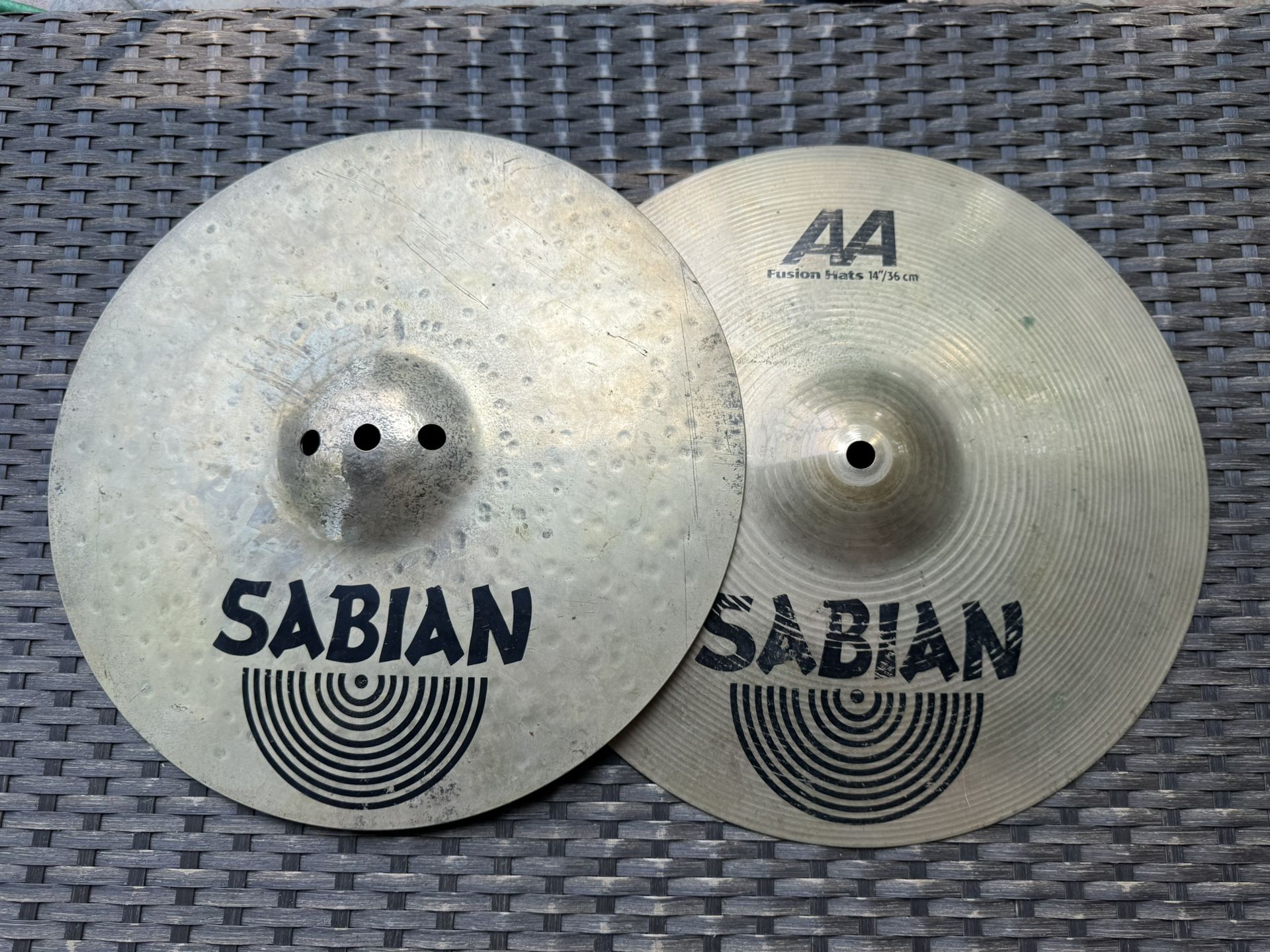 Sabian AA 14" Fusion Hats Hi Hat Cymbals