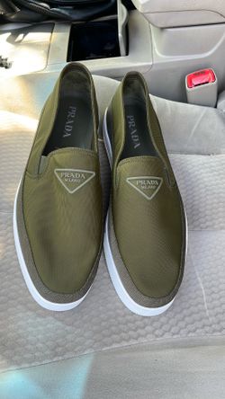 Size 12 Prada nylon slip shoe