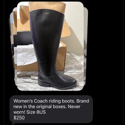Women’s Coach Riding Boots
