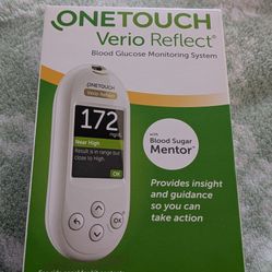 New in box OneTouch Verio Reflect blood glucose monitor.