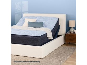 Blue Lagoon Nights Blue Queen 13.5" Medium Mattress