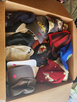 Box of hats. CLEARING OUT! About 70 total. All for $20