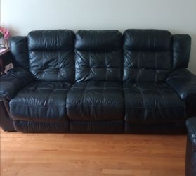 2 piece leather sofas