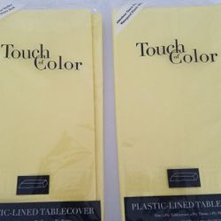 Yellow Lined Paper Table Cloth