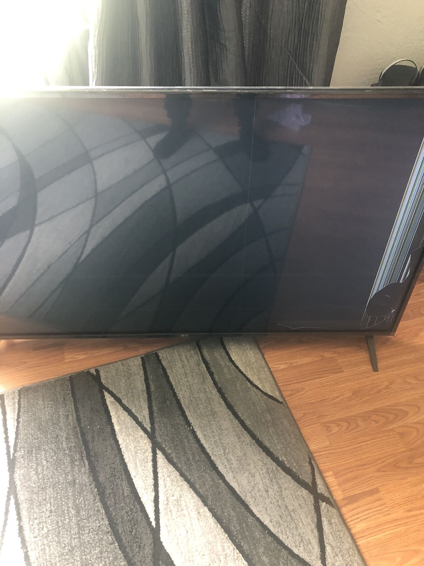 LG 55 inch tv broken