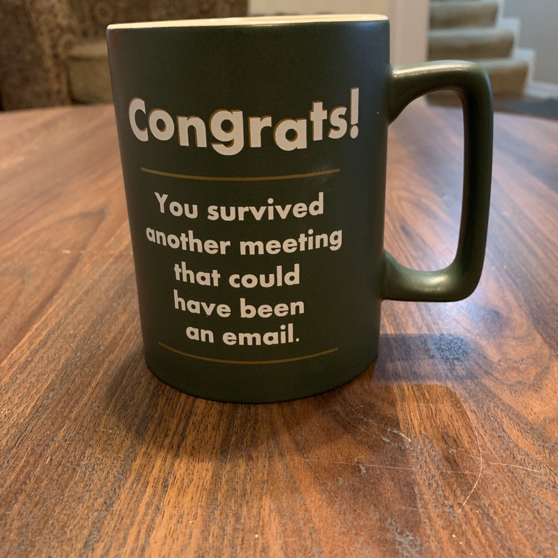 Congrats 12 ounce coffee mug