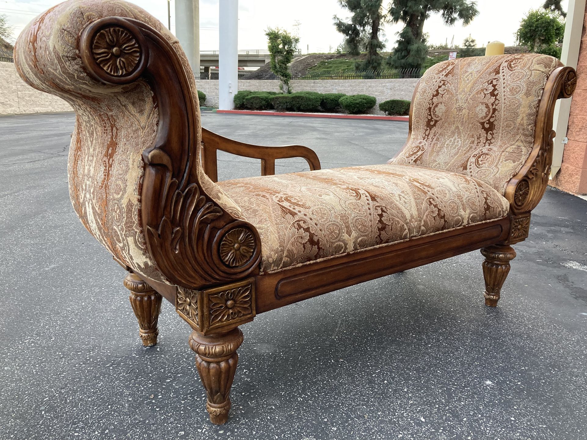 Vintage Victorian Style Double Chaise/love Seat