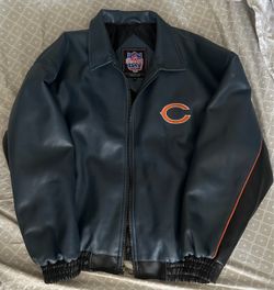 Chicago bears leather jacket