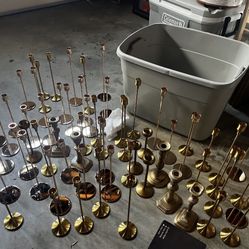 Gold Taper Candles 