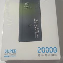 BRAND NEW POWER BANK SUPER FAST CHARGE 20000 MAH