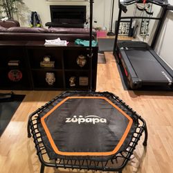 Octagon Trampoline With Handle