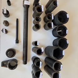 3/8 - 1/2 - 3/4 Impact Sockets 