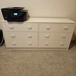 Low White Dresser