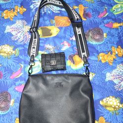 Steve Madden Black purse and wallet