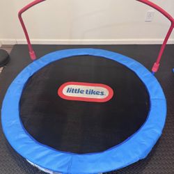 4.5 Ft Little Tikes Trampoline for Young Children 